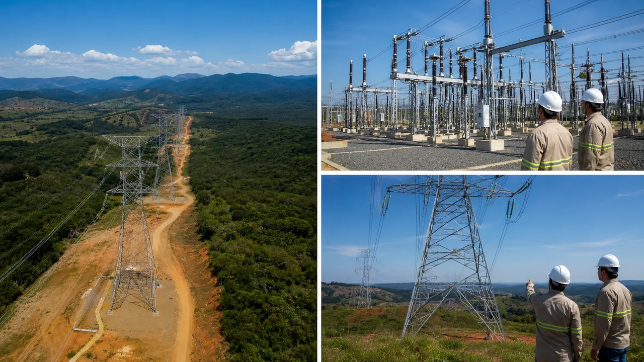 A estrada invisível da eletricidade: como a transmissão conecta as renováveis ao Brasil